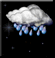 Moderate drizzle, Few clouds